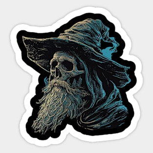 dead wizard Sticker